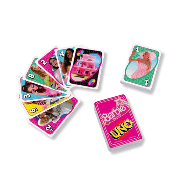 UNO Barbie The Movie Card Game